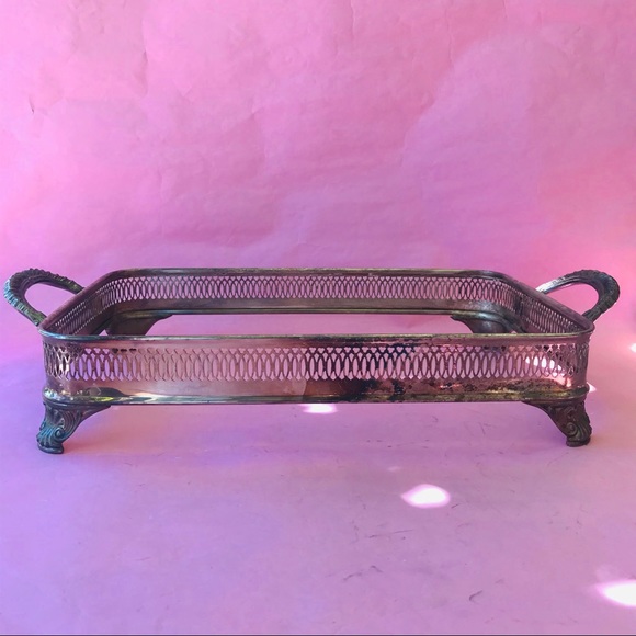 Vintage Other - 🌸Donated 🌸 Vintage silver buffet serving stand